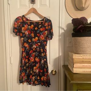 Topshop Floral Mini Dress